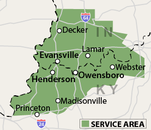 Our Indiana and Kentucky Service Area